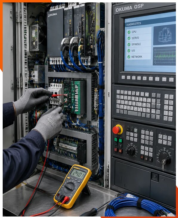Ремонт систем ЧПУ Okuma OSP в Снежинске